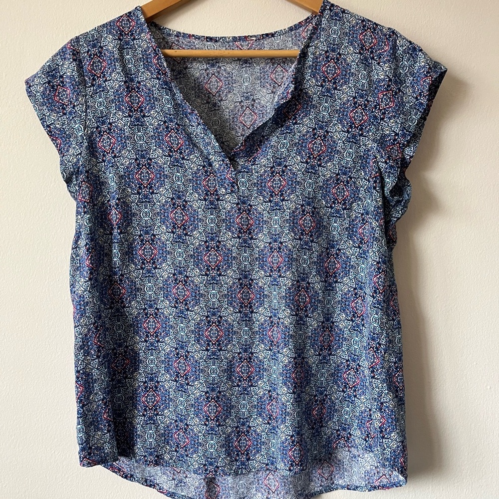Boho Cap Sleeve Top